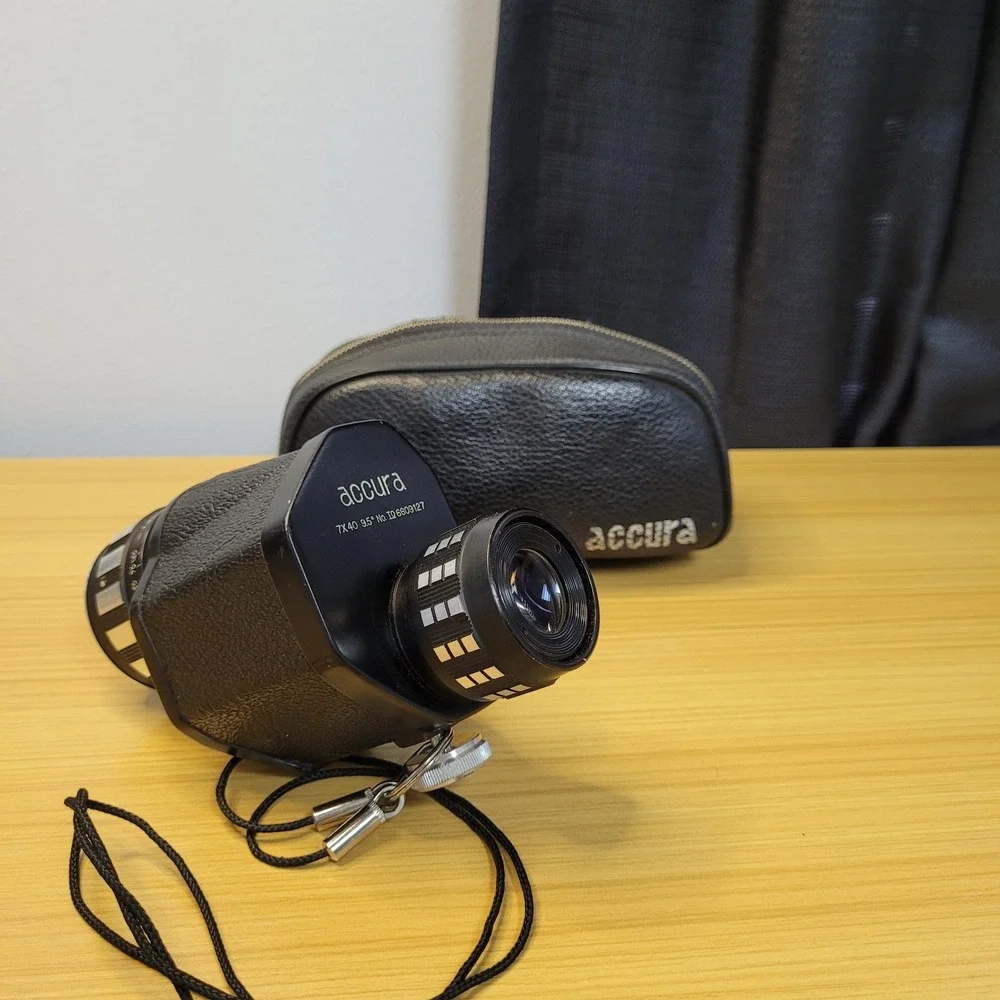 Accura Photo‎ Monocular 7x40 With Original Leather Carry Case Vintage Optics